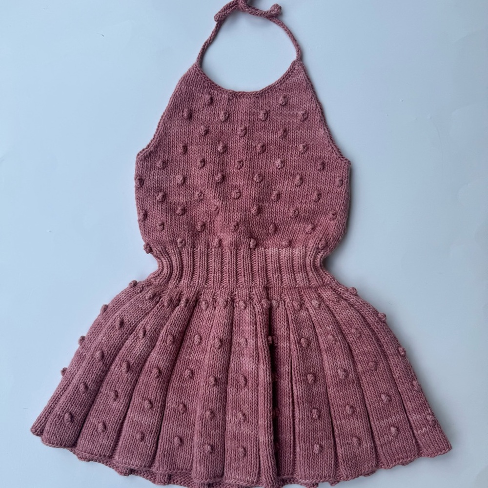 Misha and Puff Popcorn Skating Halter Dress - 3/4